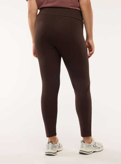 Leggings lunghi a tinta unita