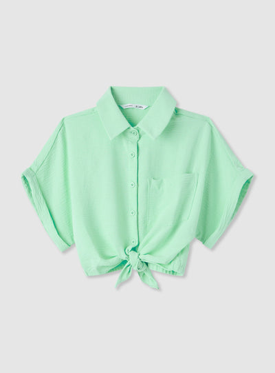 Camicia MC Tinta Unita
