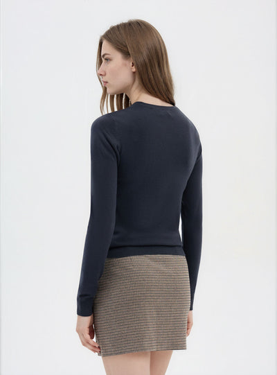 Maglia basic tinta unita