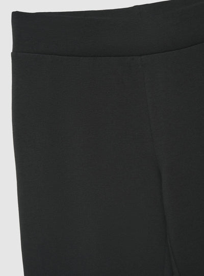 Leggings lunghi a zampa tinta unita