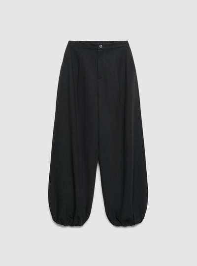 Pantaloni balloon a tinta unita