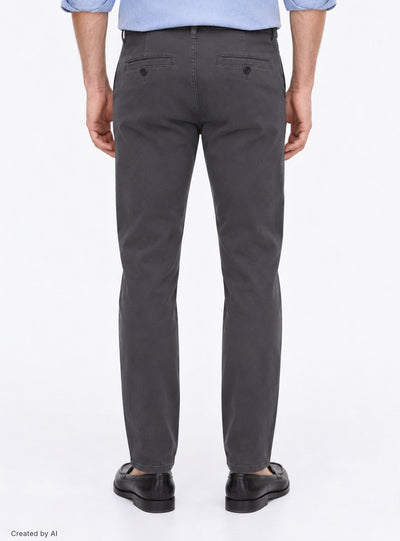 Pantaloni chino tinta unita regular