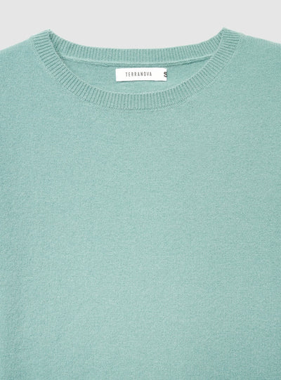 Maglia girocollo a tinta unita