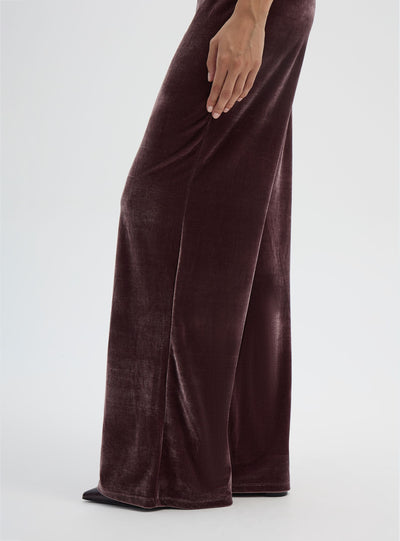 Pantalon maxi wide leg uni