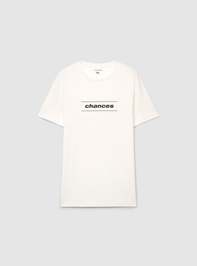 T-shirt con stampa lettering