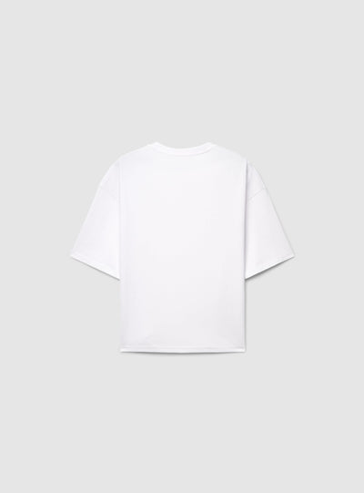 T-shirt crop a tinta unita