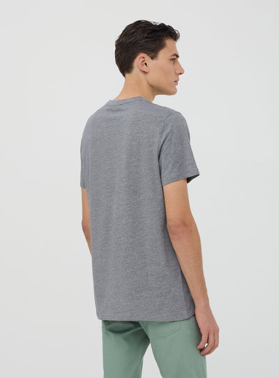T-shirt a micro righe