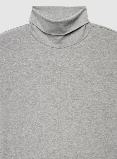 T-shirt dolcevita a maniche lunghe