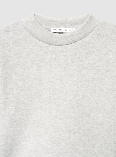 Maglia crop a tinta unita