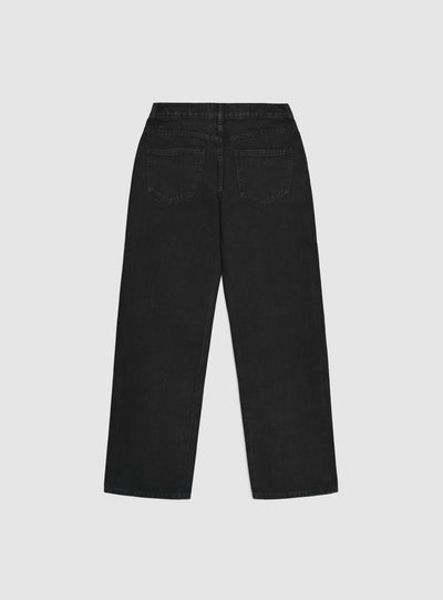 Jeans wide leg con strappi