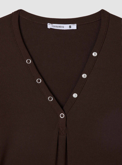 Long-Sleeve Plain T-Shirt