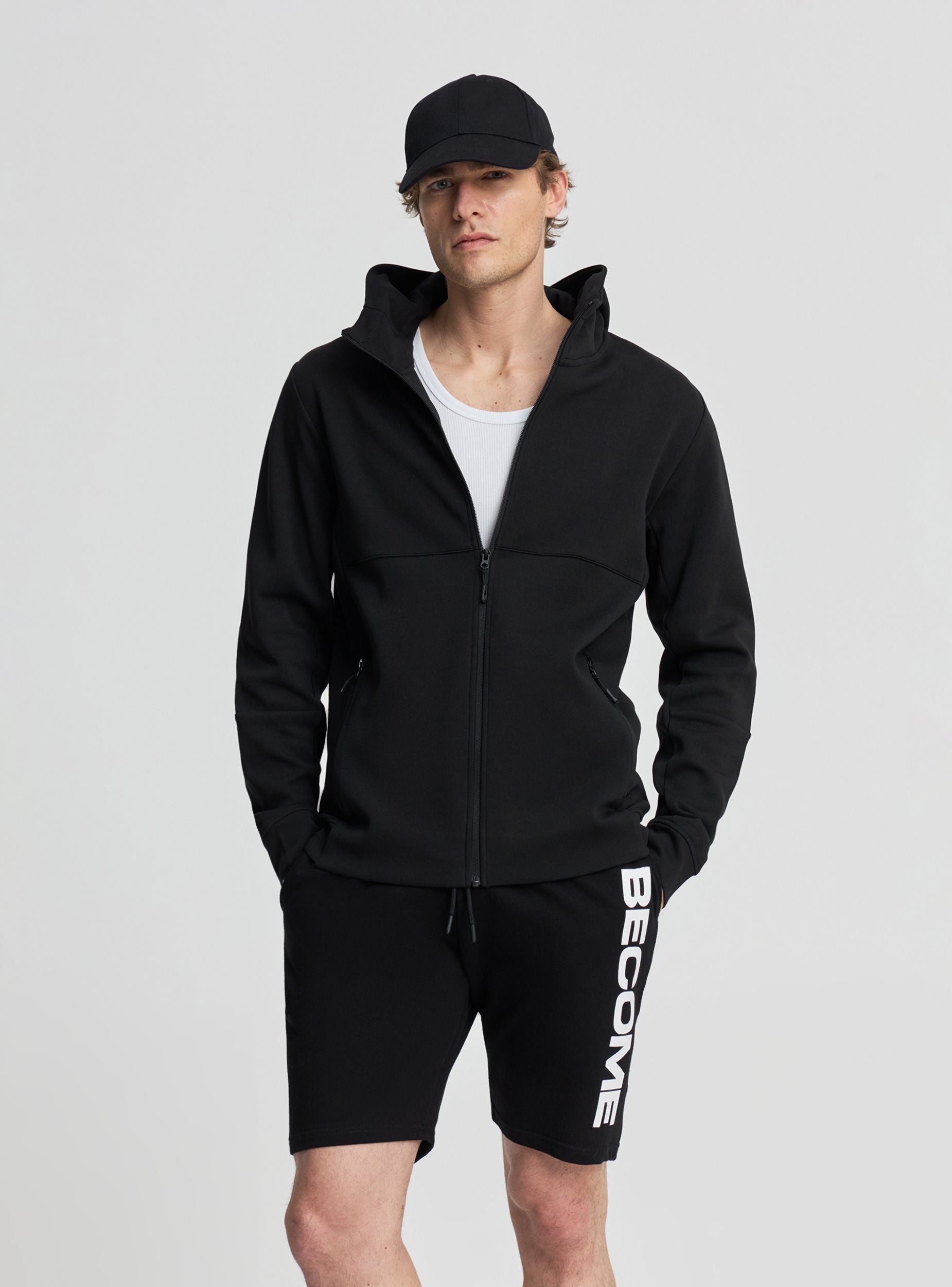 Sweat à capuche zippé contender 3.0 noir homme - Venum Sweat à capuche zippé contender 3.0 noir homme - Venum