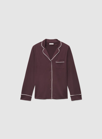 Set pigiama con camicia e pantaloni lunghi