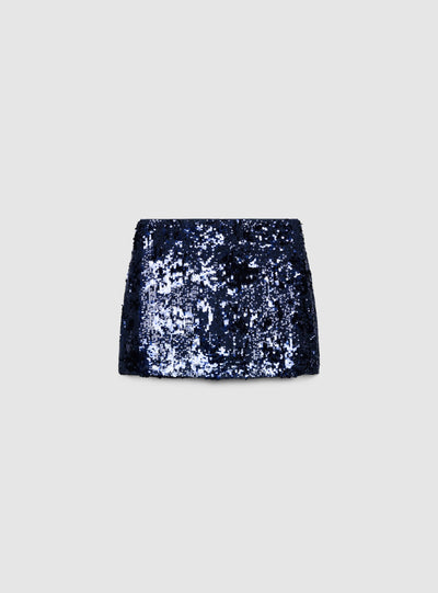 Skort con paillettes
