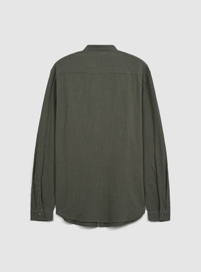 Camicia coreana tinta unita