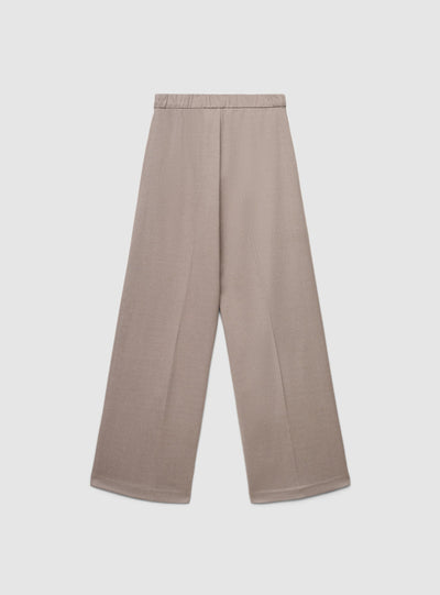Pantalon wide leg mélangé