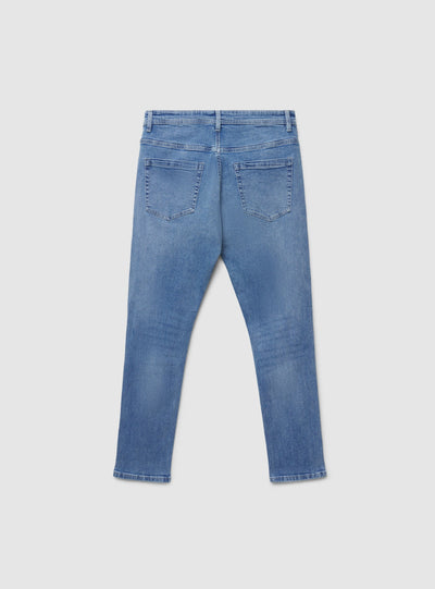 Jeans skinny a tinta unita