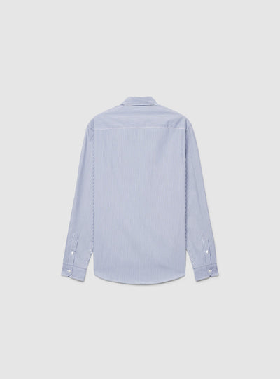Camicia a righe con colletto classico