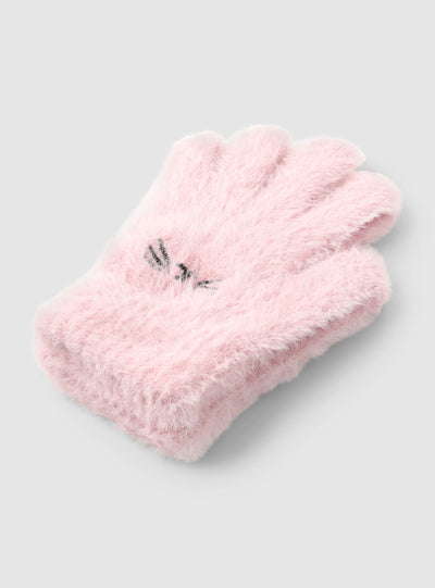 Handschuhe mit Tierstickerei