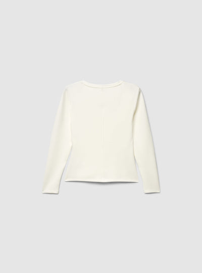 Langarmshirt mit V-Ausschnitt