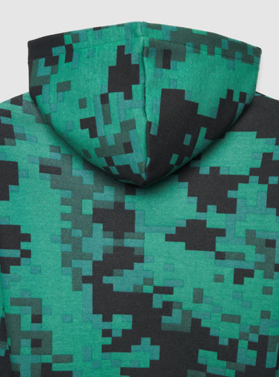 Felpa con cappuccio minecraft® tie dye