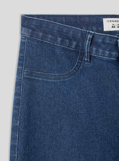 Dark solid-colour jeggings