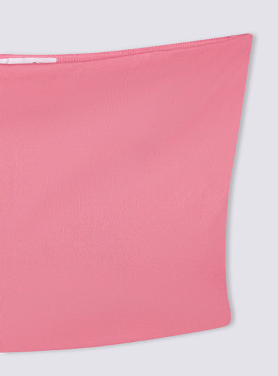 Top crop a fascia tinta unita