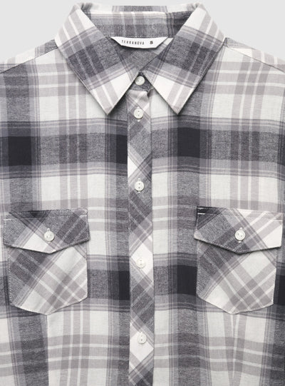 Camicia a quadri con taschini