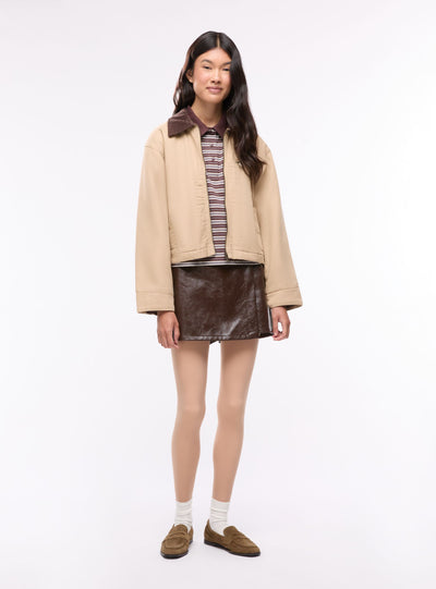 Double-layered nude effect tights