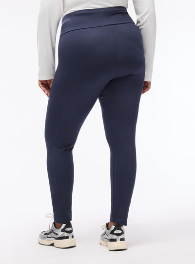 Leggings lunghi a tinta unita