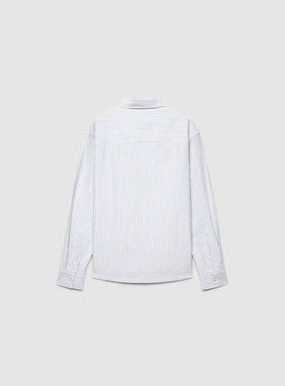Camicia a righe con colletto