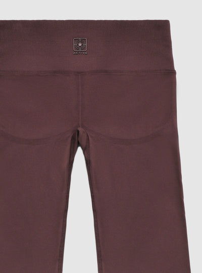 Leggings sportivi a zampa seamless