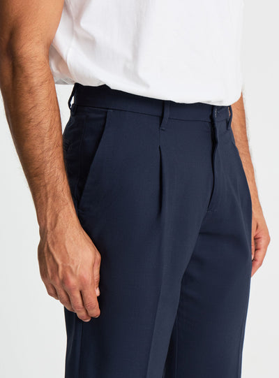Pantaloni chino regular a tinta unita