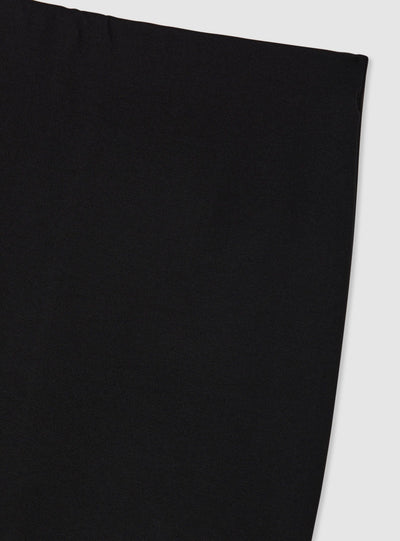 Solid colour midi skirt