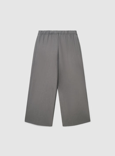 Pantaloni wide leg tinta unita