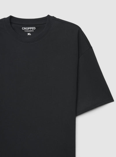 T-shirt crop a tinta unita