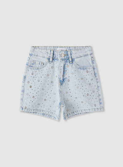 Pantalone Jeans Corto Applicazioni