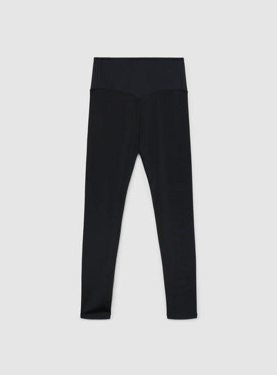 Leggings shaping sportivi a vita alta tinta unita