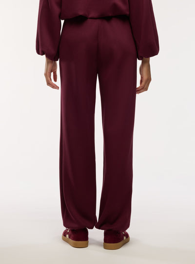 Pantaloni tuta ampi con elastico al fondo