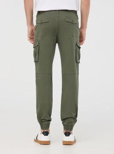 Pack 2 pantaloni cargo con polsini