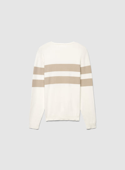 Maglia girocollo a righe