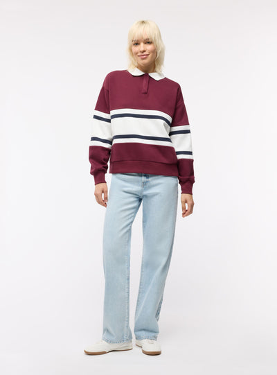 Jeans straight a vita alta