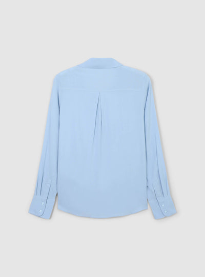 Camicia ampia a tinta unita