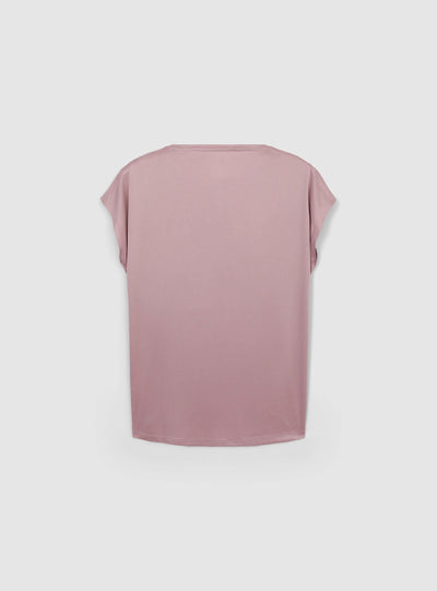 T-shirt sportiva ampia tinta unita