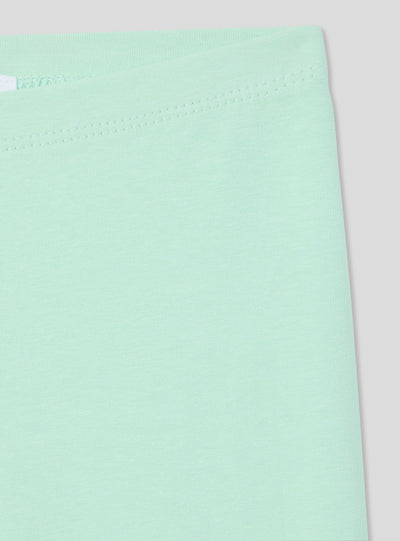 Solid colour stretch jersey leggings
