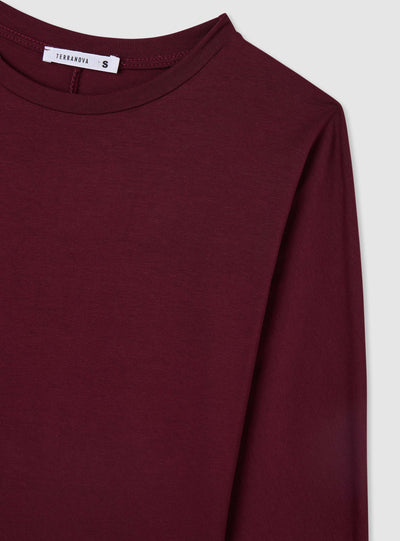 Langarmshirt in Uni