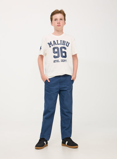 Pantaloni chino in cotone