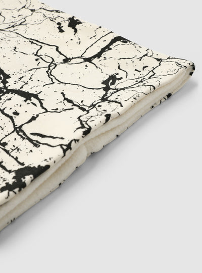 Scaldacollo con stampa marmorizzata