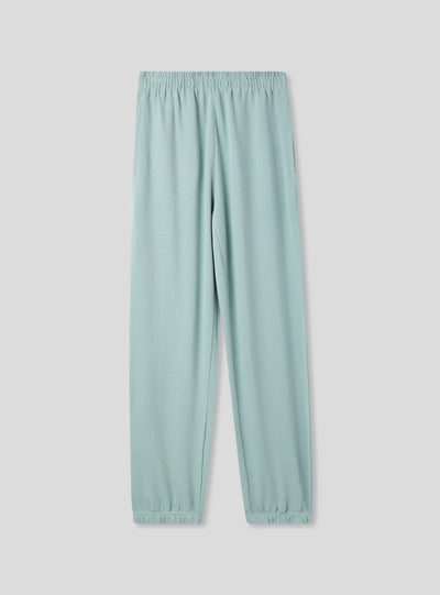 Pantalon de survêtement taille haute avec poignets