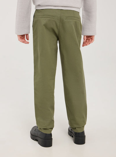 Baumwoll-Chinohose